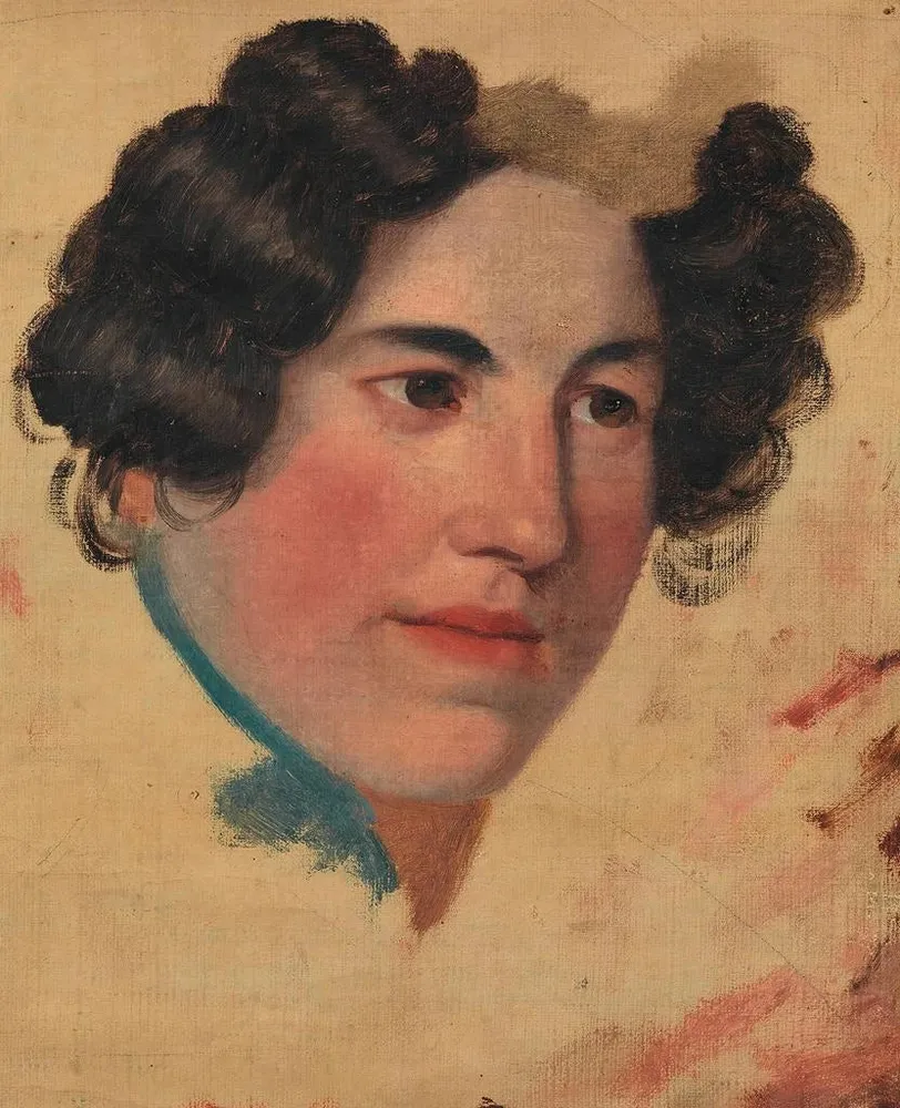 Tableau Étude d'un portrait féminin - Anonyme | Reproduction