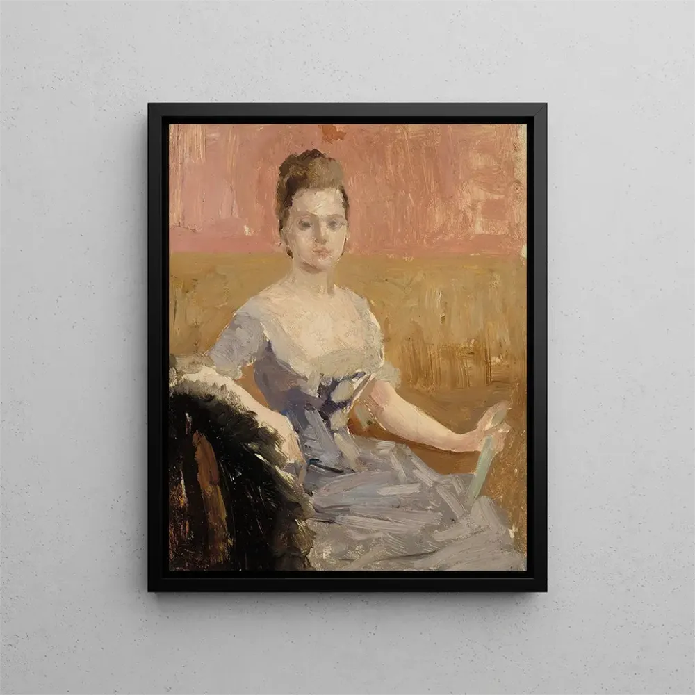 Tableau Étude de portrait de la comtesse Augusta Lewenhaupt - Albert Edelfelt | Reproduction