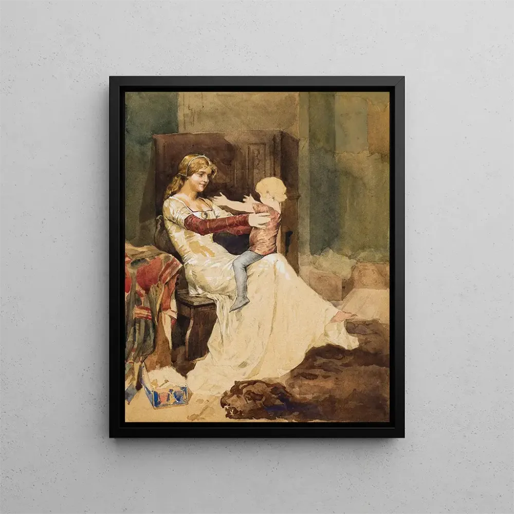 Tableau Étude de la reine Blanka - Albert Edelfelt | Reproduction