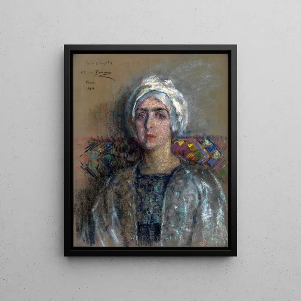 Tableau Le Turban Blanc - Alice Pike Barney | Reproduction