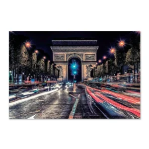 Tableau Verre - Flux Nocturne