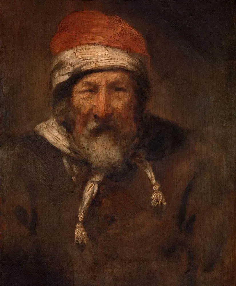 Tableau Un vieil homme - Abraham van Dijck | Reproduction