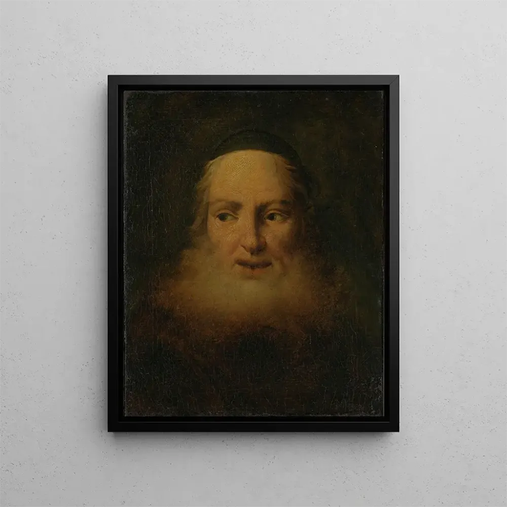 Tableau Un vieil homme barbu - Anonyme | Reproduction