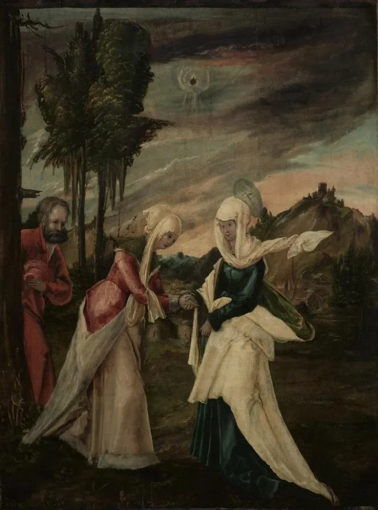 Tableau La Visitation - Anonyme | Reproduction