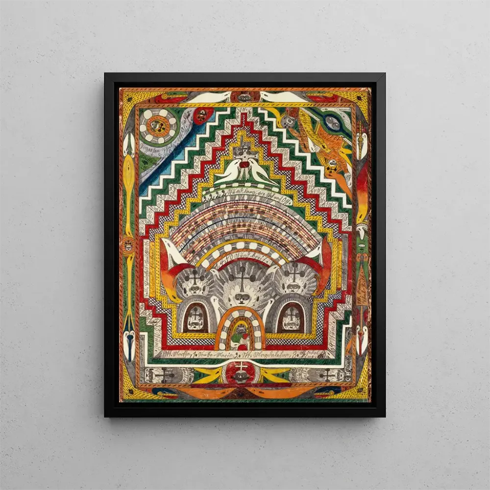 Tableau VogeesenThal Elsa Lorraine et Rhénanie-Palatinat - Adolf Wölfli | Reproduction