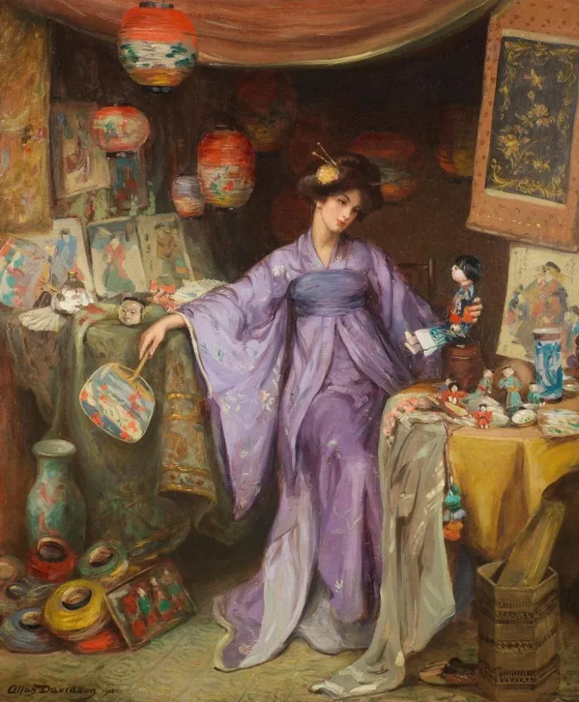 Tableau Un YumYum anglais - Allan Douglas Davidson | Reproduction