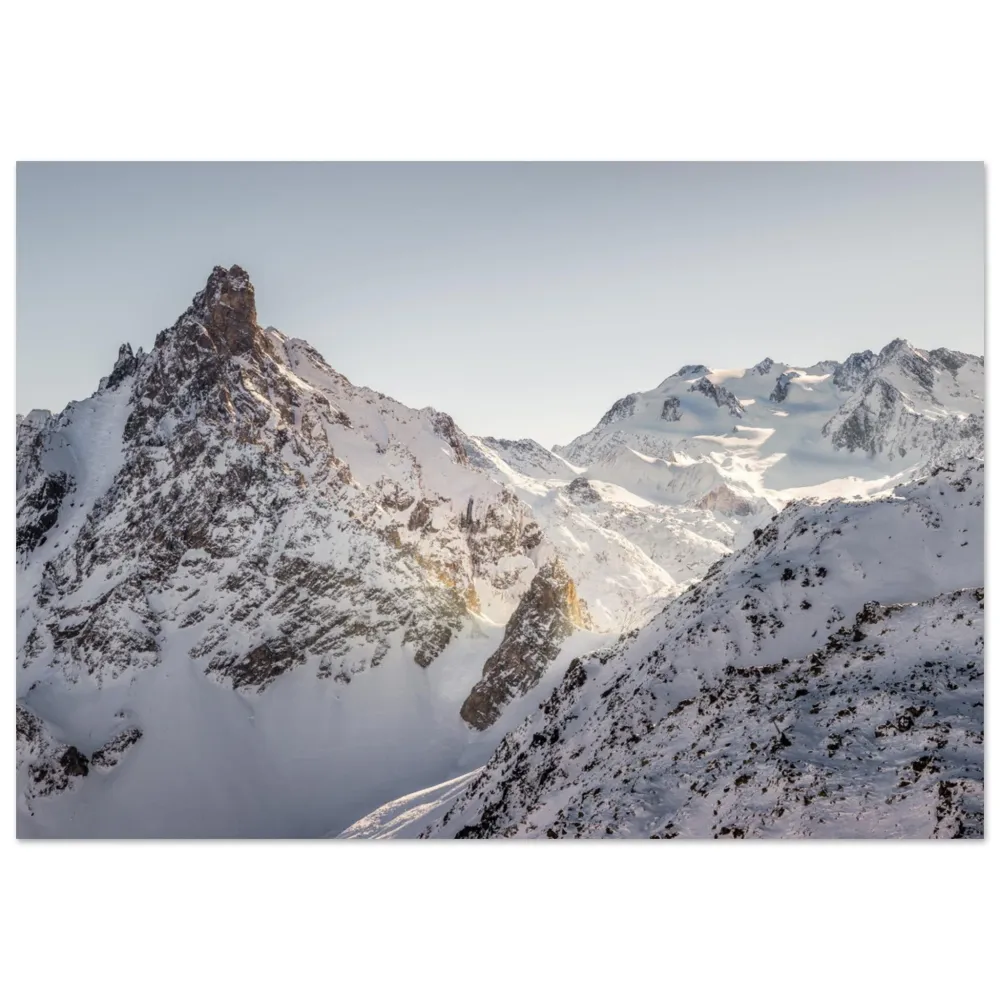 Photo de l'Aiguille du fruit, Parc de la Vanoise 30x45 Tableaux photos aluminium de montagne