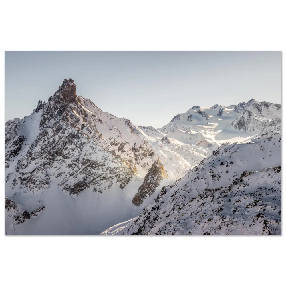 Photo de l'Aiguille du fruit, Parc de la Vanoise 30x45 Tableaux photos aluminium de montagne