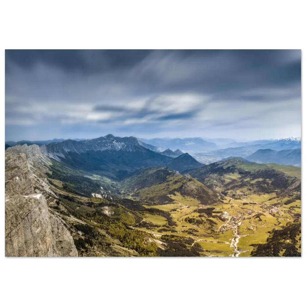 Photos des Crêtes du Vercors 30x45 Tableaux photos aluminium de montagne