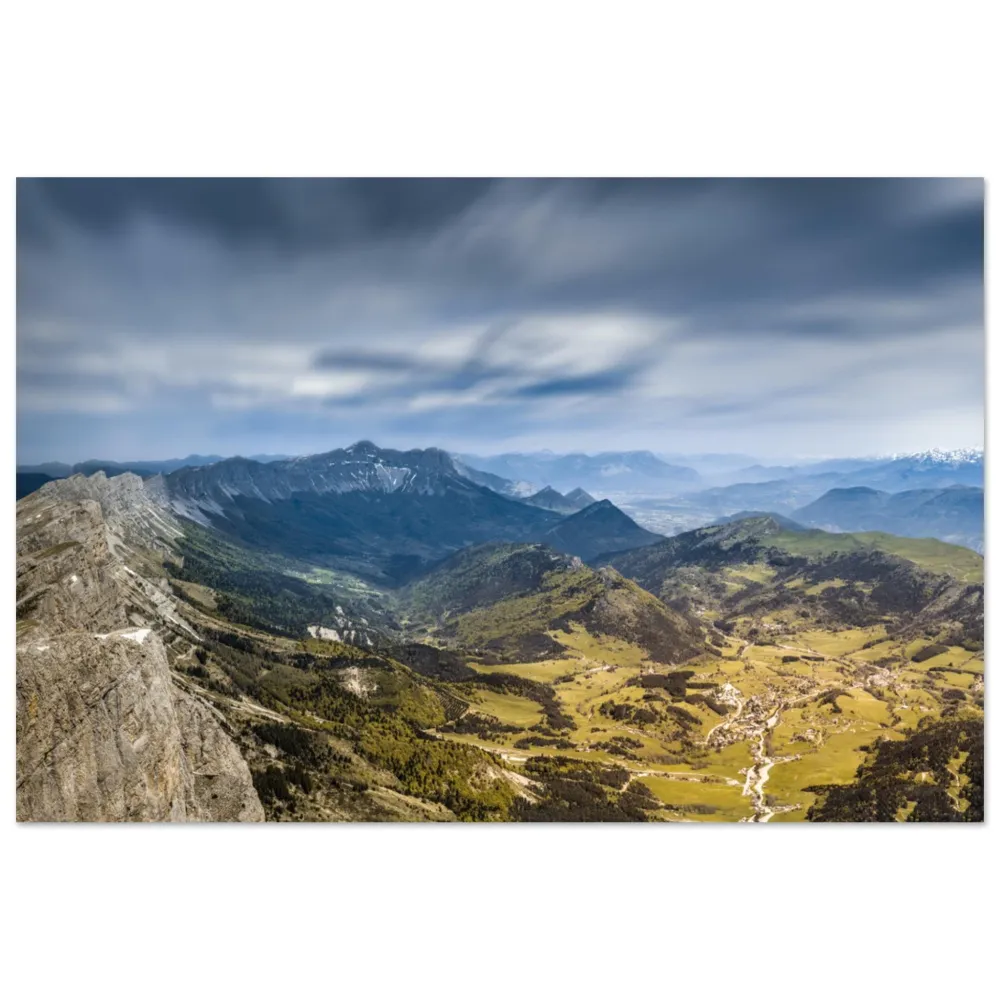 Photos des Crêtes du Vercors 30x45 Tableaux photos aluminium de montagne
