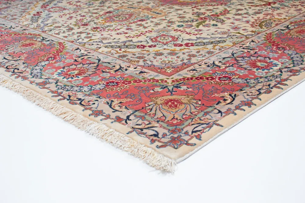 Taebris oriental sur soie