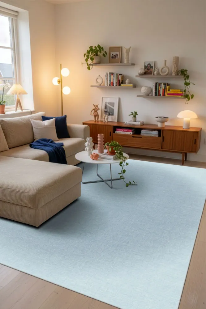 Tapis Aura Bleu Ciel