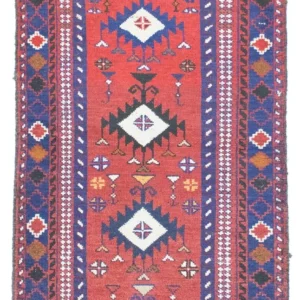 Tapis Belutsch - 128 x 77 cm - rouge