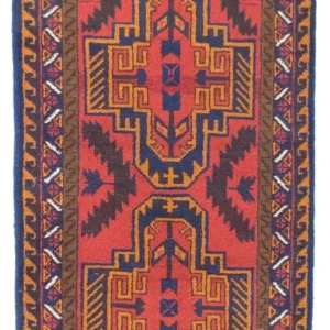 Tapis Belutsch - 134 x 75 cm - rouge