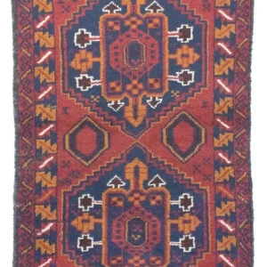 Tapis Belutsch - 136 x 79 cm - orange