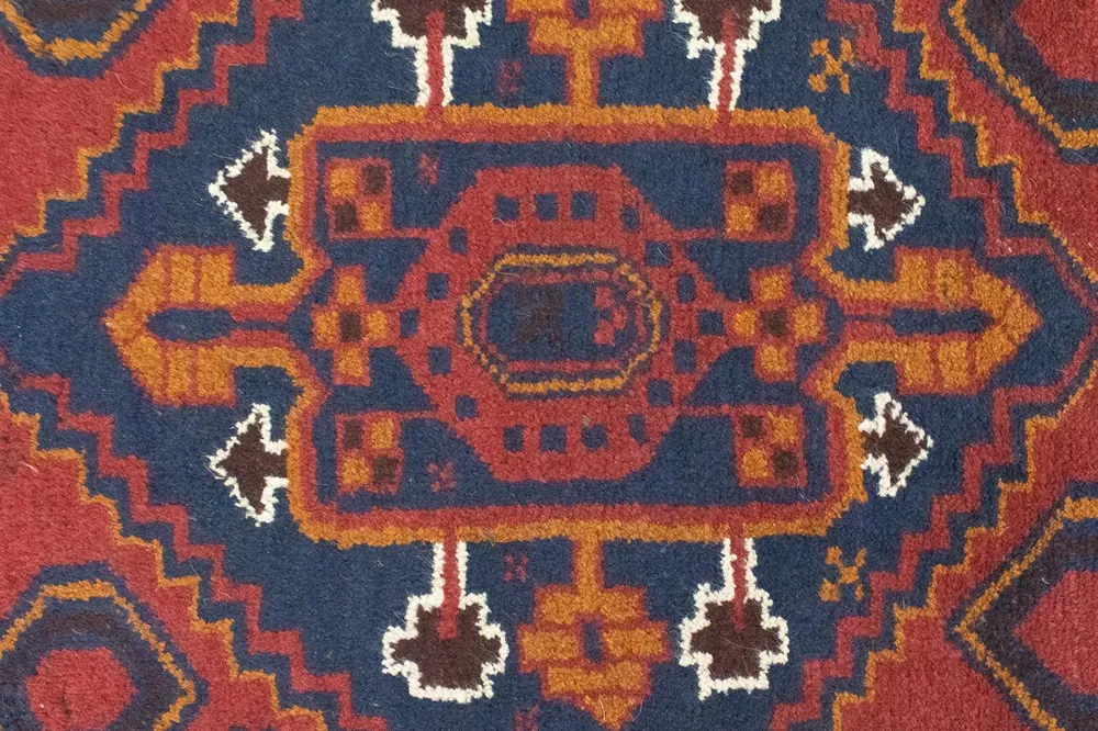 Tapis Belutsch - 136 x 79 cm - orange