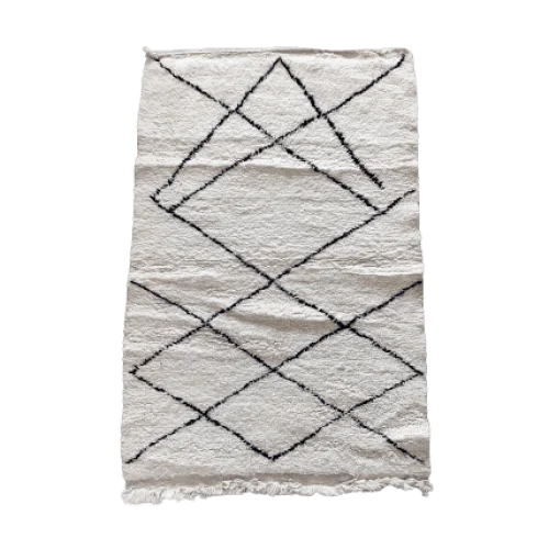 Tapis Berbère Losanges abstraits Ghazala - Sur mesure