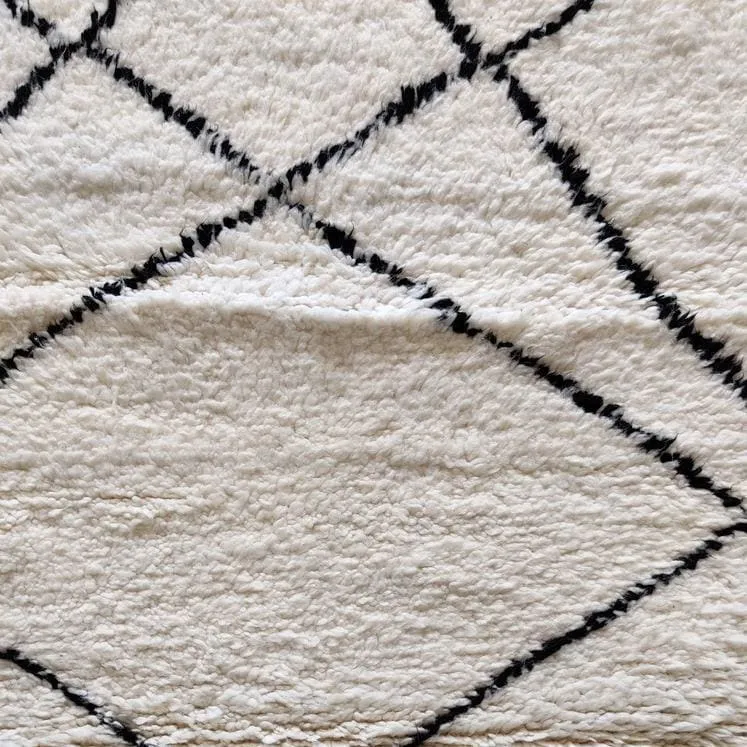 Tapis Berbère Losanges abstraits Ghazala - Sur mesure
