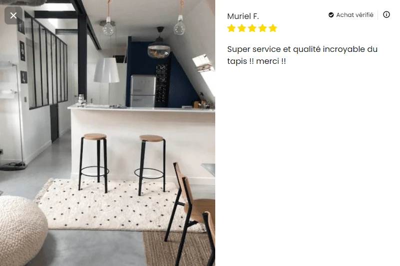 Tapis berbère personnalisé sur mesure