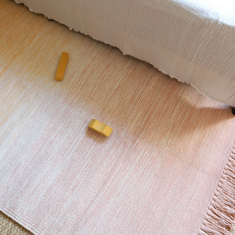 Tapis chambre enfant coton KIRTHY NUDE