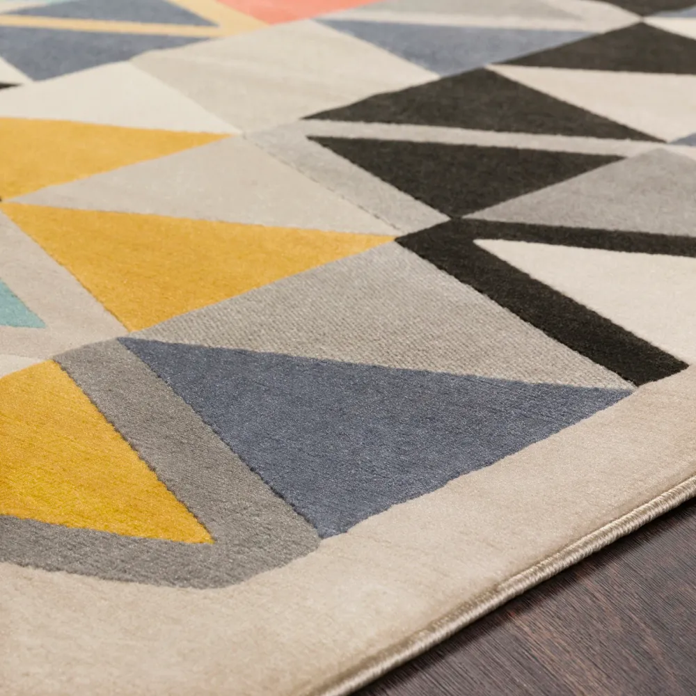 Tapis Couloir Scandinave Moderne Multicolore/Beige Milano