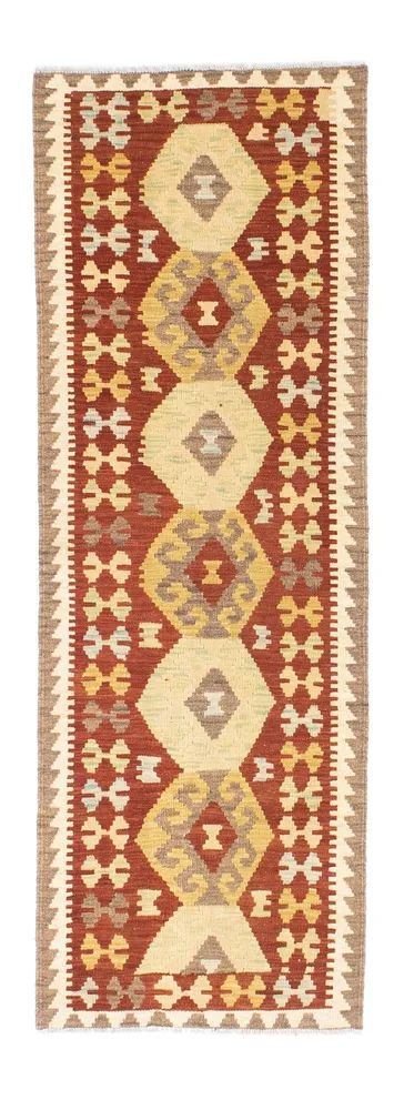 Tapis de couloir Tapis Kelim - Oriental - 195 x 67 cm - rouille