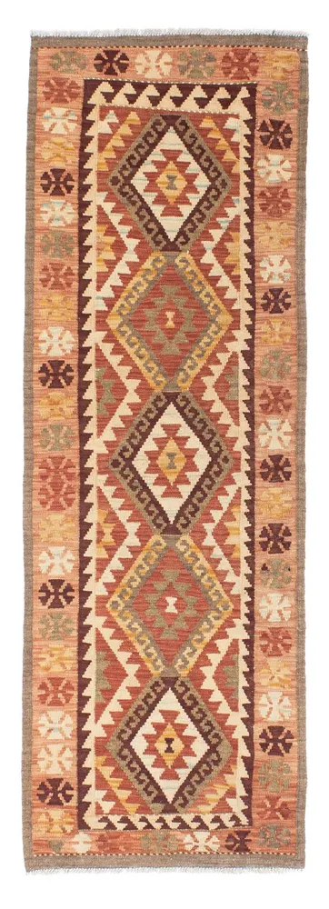 Tapis de couloir Tapis Kelim - Oriental - 204 x 71 cm - beige