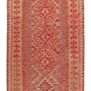 Tapis de couloir Tapis Kelim - Splash - 185 x 101 cm - multicolore
