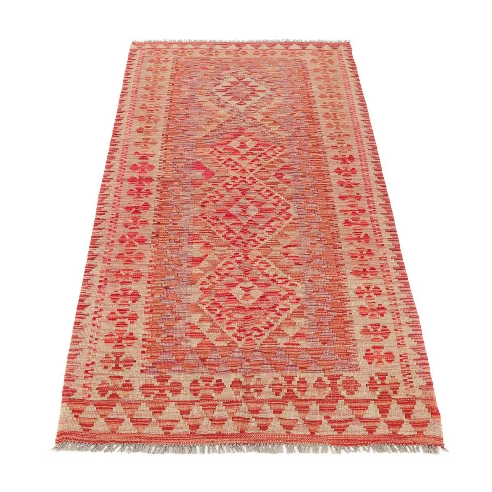 Tapis de couloir Tapis Kelim - Splash - 185 x 101 cm - multicolore