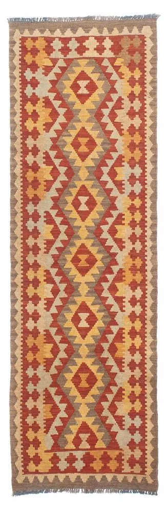 Tapis de couloir Tapis Kelim - Splash - 206 x 66 cm - multicolore