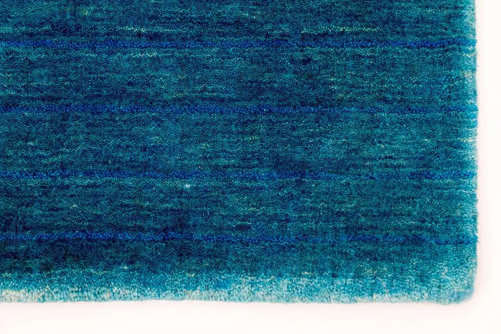 Tapis de couloir Tapis en laine - 180 x 107 cm - bleu
