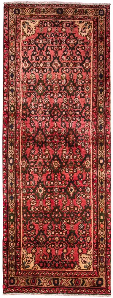Tapis de couloir Tapis persan - Nomadic - 189 x 70 cm - rouge