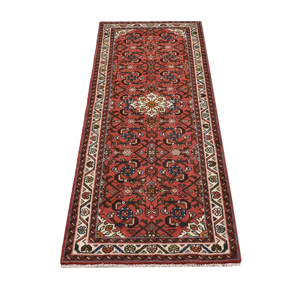 Tapis de couloir Tapis persan - Nomadic - 194 x 75 cm - rouge clair