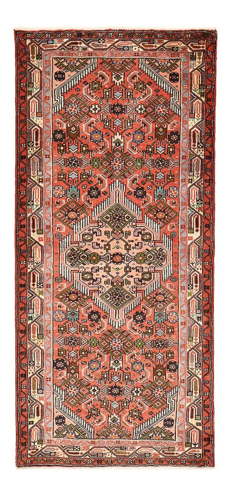 Tapis de couloir Tapis persan - Nomadic - 202 x 92 cm - rouge clair