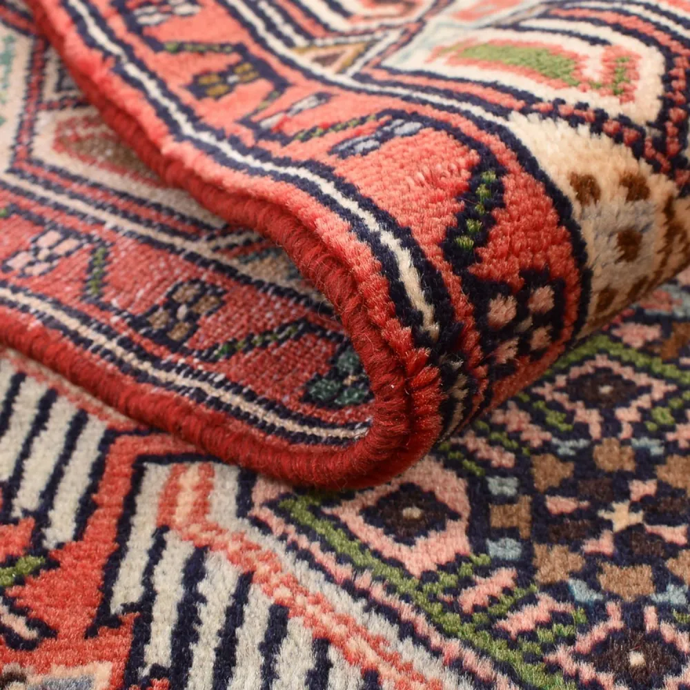 Tapis de couloir Tapis persan - Nomadic - 202 x 92 cm - rouge clair