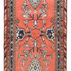 Tapis de couloir Tapis persan - Nomadic - 217 x 85 cm - orange