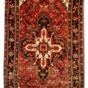 Tapis de couloir Tapis persan - Nomadic - 267 x 115 cm - rouille