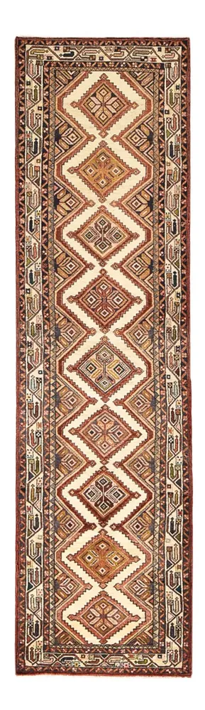 Tapis de couloir Tapis persan - Nomadic - 280 x 75 cm - beige clair