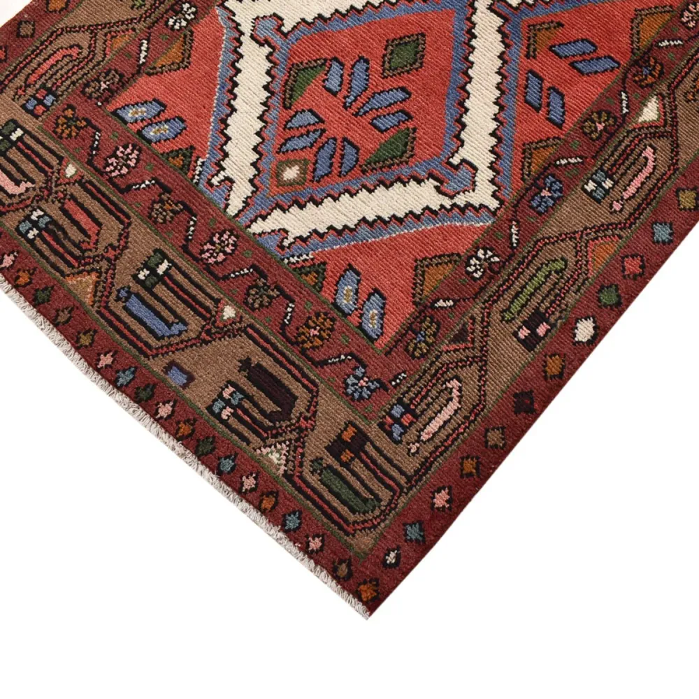 Tapis de couloir Tapis persan - Nomadic - 303 x 81 cm - rouge