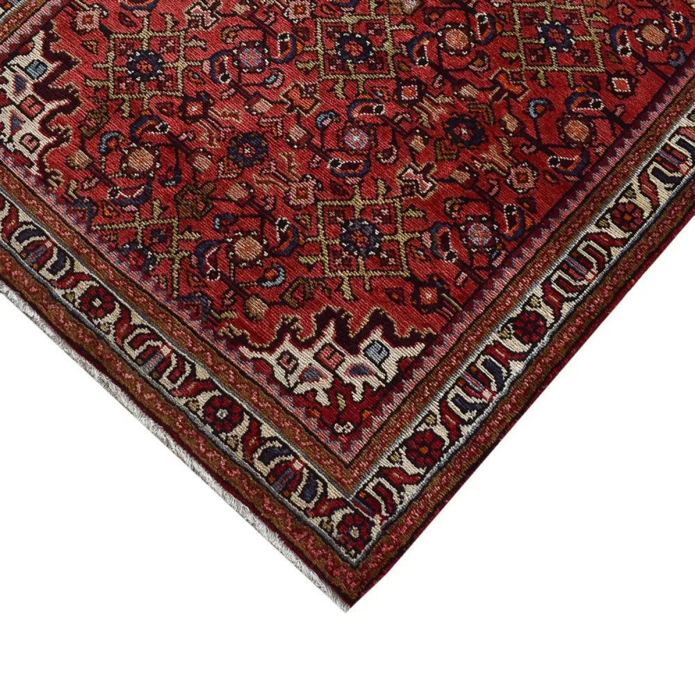 Tapis de couloir Tapis persan - Nomadic - 395 x 105 cm - rouge