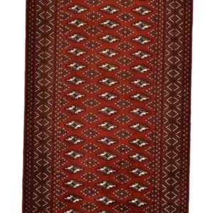Tapis de couloir Tapis Turkaman - 287 x 101 cm - rouille