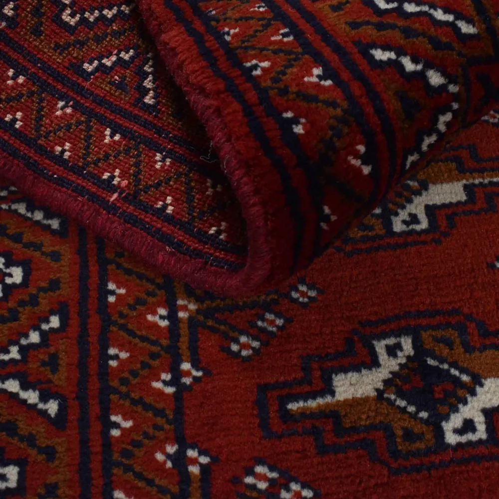 Tapis de couloir Tapis Turkaman - 287 x 101 cm - rouille