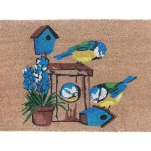 Tapis d'entrée coco maison d'oiseaux