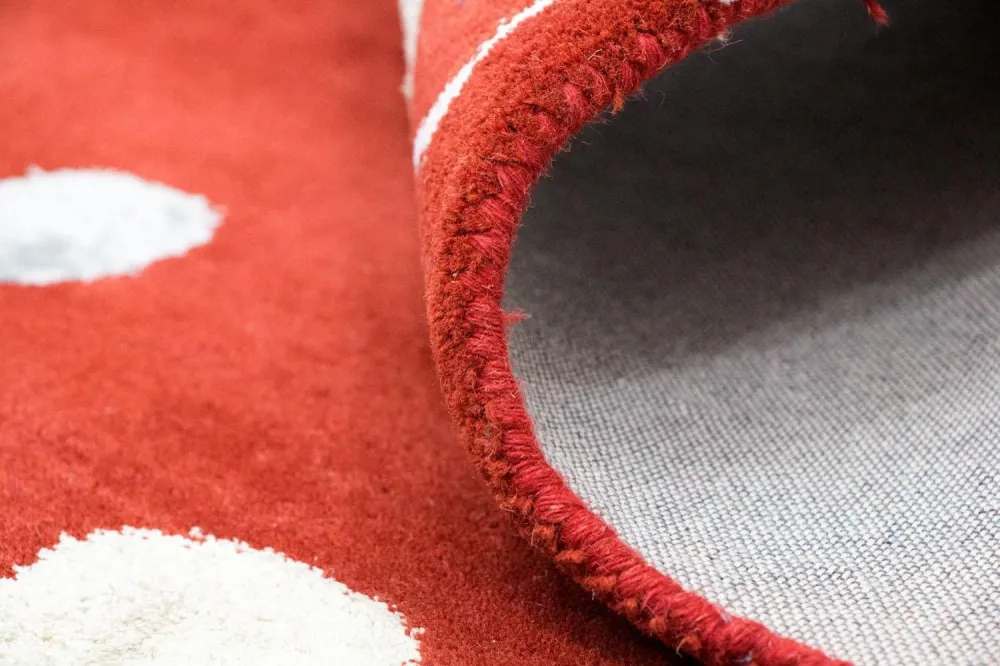 Tapis design - 240 x 155 cm - rouge