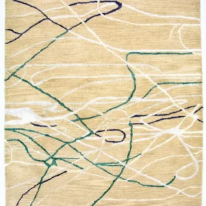 Tapis design - 242 x 153 cm - beige