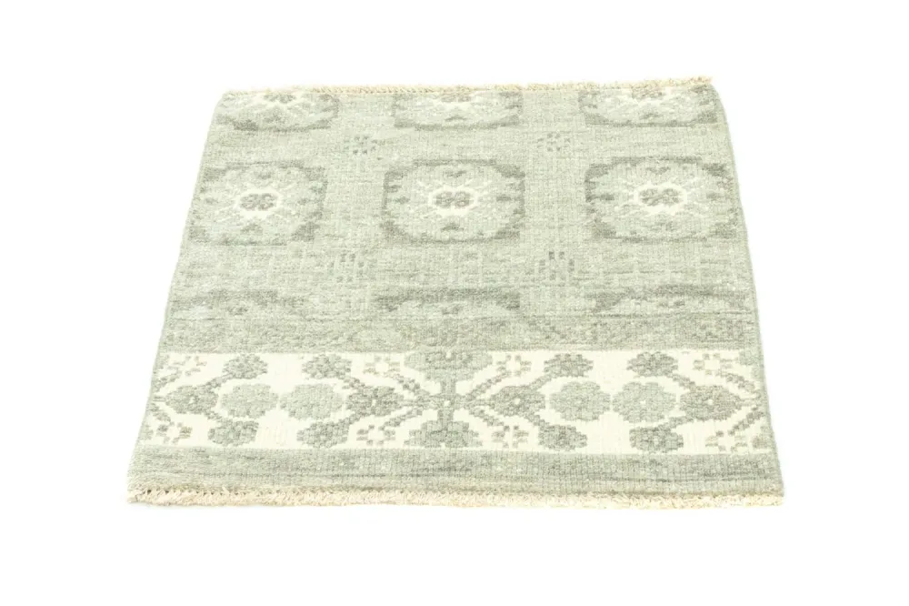 Tapis design carré - 60 x 60 cm - vert clair