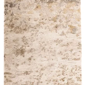 Tapis design - 90 x 60 cm - marron clair
