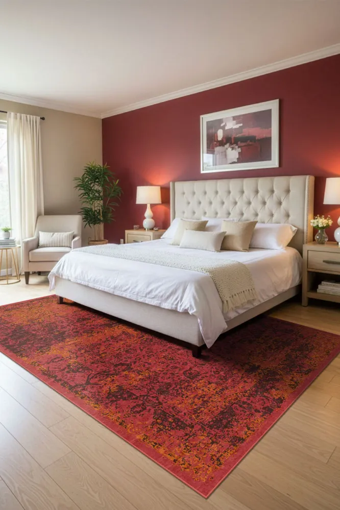 Tapis Elsa Rubis