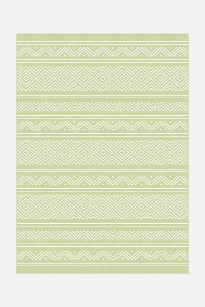 Tapis extérieur Aztèque Vert