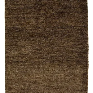 Tapis Gabbeh - Indus - 100 x 62 cm - marron foncé